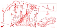 WINDSCHUTZSCHEIBENWASCHER (2D)  für Honda ACCORD 2.0 ELEGANCE 4 Türen 5 gang automatikgetriebe 2015