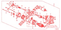 ANLASSER (DENSO) (2.0L) für Honda ACCORD 2.0 ELEGANCE PACK 4 Türen 6 gang-Schaltgetriebe 2015