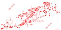 AUSPUFFROHR (2.0L) für Honda ACCORD 2.0 ELEGANCE PACK 4 Türen 6 gang-Schaltgetriebe 2015