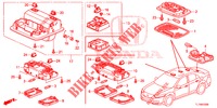 INNENLEUCHTE (1) für Honda ACCORD 2.0 ELEGANCE PACK 4 Türen 6 gang-Schaltgetriebe 2015