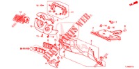 INSTRUMENT, ZIERSTUECK (COTE DE CONDUCTEUR) (LH) für Honda ACCORD 2.0 ELEGANCE PACK 4 Türen 6 gang-Schaltgetriebe 2015