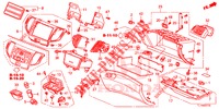 INSTRUMENT, ZIERSTUECK (COTE DE PASSAGER) (LH) für Honda ACCORD 2.0 ELEGANCE PACK 4 Türen 6 gang-Schaltgetriebe 2015