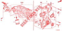 OELPUMPE (2.0L) für Honda ACCORD 2.0 ELEGANCE PACK 4 Türen 6 gang-Schaltgetriebe 2015