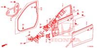 TUERTAFELN, VORNE(2D)  für Honda ACCORD 2.0 ELEGANCE PACK 4 Türen 6 gang-Schaltgetriebe 2015