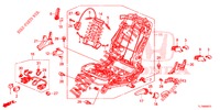 VORNE SITZKOMPONENTEN (G.) (HAUTEUR MANUELLE) für Honda ACCORD 2.0 ELEGANCE PACK 4 Türen 6 gang-Schaltgetriebe 2015