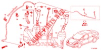 WINDSCHUTZSCHEIBENWASCHER (2D)  für Honda ACCORD 2.0 ELEGANCE PACK 4 Türen 6 gang-Schaltgetriebe 2015