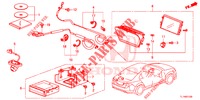 EINBAUSATZ F. RNS2  für Honda ACCORD 2.0 ELEGANCE PACK 4 Türen 5 gang automatikgetriebe 2015