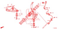 GELENK, VORNE  für Honda ACCORD 2.0 ELEGANCE PACK 4 Türen 5 gang automatikgetriebe 2015