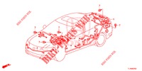 KABELBAUM (2) (LH) für Honda ACCORD 2.0 ELEGANCE PACK 4 Türen 5 gang automatikgetriebe 2015