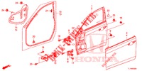 TUERTAFELN, VORNE(2D)  für Honda ACCORD 2.0 ELEGANCE PACK 4 Türen 5 gang automatikgetriebe 2015