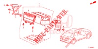 AUDIOEINHEIT (NAVIGATION) für Honda ACCORD 2.0 EXECUTIVE 4 Türen 6 gang-Schaltgetriebe 2015