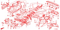 HINTERE ABLAGE/SEITENVERKLEIDUNG (4D)  für Honda ACCORD 2.0 EXECUTIVE 4 Türen 6 gang-Schaltgetriebe 2015