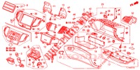 INSTRUMENT, ZIERSTUECK (COTE DE PASSAGER) (LH) für Honda ACCORD 2.0 EXECUTIVE 4 Türen 6 gang-Schaltgetriebe 2015
