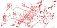 KOFFERRAUMDECKEL(4D)  für Honda ACCORD 2.0 EXECUTIVE 4 Türen 6 gang-Schaltgetriebe 2015