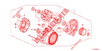 LICHTMASCHINE (DENSO) (2.0L) für Honda ACCORD 2.0 EXECUTIVE 4 Türen 6 gang-Schaltgetriebe 2015