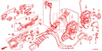 TUERSCHLOESSER, VORNE/AEUSSERER GRIFF  für Honda ACCORD 2.0 EXECUTIVE 4 Türen 6 gang-Schaltgetriebe 2015