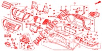 INSTRUMENT, ZIERSTUECK (COTE DE PASSAGER) (LH) für Honda ACCORD 2.0 S 4 Türen 6 gang-Schaltgetriebe 2015