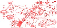 RADIOANTENNE/LAUTSPRECHER (LH) für Honda ACCORD 2.0 S 4 Türen 6 gang-Schaltgetriebe 2015