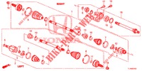 ANTRIEBSWELLE, VORNE/HALBWELLE (DIESEL) für Honda ACCORD DIESEL 2.2 ELEGANCE 4 Türen 6 gang-Schaltgetriebe 2015