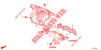 AUSPUFFKRUEMMER (DIESEL) für Honda ACCORD DIESEL 2.2 ELEGANCE 4 Türen 6 gang-Schaltgetriebe 2015
