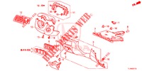 INSTRUMENT, ZIERSTUECK (COTE DE CONDUCTEUR) (LH) für Honda ACCORD DIESEL 2.2 ELEGANCE 4 Türen 6 gang-Schaltgetriebe 2015