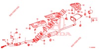 AUSPUFFROHR (2.0L) für Honda ACCORD DIESEL 2.2 ELEGANCE 4 Türen 5 gang automatikgetriebe 2015
