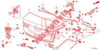 KOFFERRAUMDECKEL(4D)  für Honda ACCORD DIESEL 2.2 ELEGANCE 4 Türen 5 gang automatikgetriebe 2015