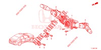KOMBISCHALTER  für Honda ACCORD DIESEL 2.2 ELEGANCE 4 Türen 5 gang automatikgetriebe 2015