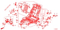 VORNE SITZKOMPONENTEN (G.) (HAUTEUR MANUELLE) für Honda ACCORD DIESEL 2.2 ELEGANCE PACK 4 Türen 6 gang-Schaltgetriebe 2015