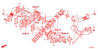 EGR STEUERVENTIL (DIESEL) für Honda ACCORD DIESEL 2.2 S 4 Türen 5 gang automatikgetriebe 2015