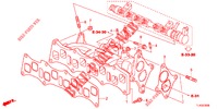 ANSAUGKRUEMMER (DIESEL) für Honda ACCORD TOURER DIESEL 2.2 COMFORT 5 Türen 6 gang-Schaltgetriebe 2013