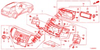 AUDIOEINHEIT  für Honda ACCORD TOURER DIESEL 2.2 COMFORT 5 Türen 6 gang-Schaltgetriebe 2013