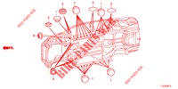 GUMMITUELLE (INFERIEUR) für Honda ACCORD TOURER DIESEL 2.2 COMFORT 5 Türen 6 gang-Schaltgetriebe 2013