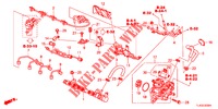 KRAFTSTOFF, SCHIENE/HOCHDRUCKPUMPE (DIESEL) für Honda ACCORD TOURER DIESEL 2.2 COMFORT 5 Türen 6 gang-Schaltgetriebe 2013