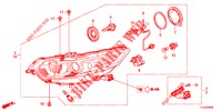 SCHEINWERFER  für Honda ACCORD TOURER DIESEL 2.2 COMFORT 5 Türen 6 gang-Schaltgetriebe 2013