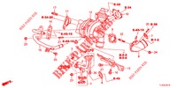 TURBOLADER SYSTEM (DIESEL) für Honda ACCORD TOURER DIESEL 2.2 COMFORT 5 Türen 6 gang-Schaltgetriebe 2013