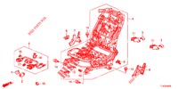 VORNE SITZKOMPONENTEN (D.) (SIEGE REGLAGE MANUEL) für Honda ACCORD TOURER DIESEL 2.2 COMFORT 5 Türen 6 gang-Schaltgetriebe 2013