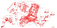 VORNE SITZKOMPONENTEN (G.) (HAUTEUR MANUELLE) für Honda ACCORD TOURER DIESEL 2.2 COMFORT 5 Türen 6 gang-Schaltgetriebe 2013