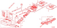 WERKZEUGE/WAGENHEBER  für Honda ACCORD TOURER DIESEL 2.2 COMFORT 5 Türen 6 gang-Schaltgetriebe 2013