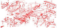 HINTERE ABLAGE/SEITENVERKLEIDUNG (4D)  für Honda ACCORD 2.4 S 4 Türen 5 gang automatikgetriebe 2015