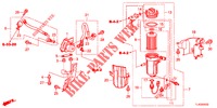 KRAFTSTOFFSIEB (DIESEL) (AT) für Honda ACCORD TOURER DIESEL 2.2 COMFORT 5 Türen 5 gang automatikgetriebe 2013