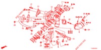 TURBOLADER SYSTEM (DIESEL) für Honda ACCORD TOURER DIESEL 2.2 COMFORT 5 Türen 5 gang automatikgetriebe 2013