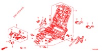 VORNE SITZKOMPONENTEN (D.) (SIEGE REGLAGE MANUEL) für Honda ACCORD TOURER DIESEL 2.2 COMFORT 5 Türen 5 gang automatikgetriebe 2013