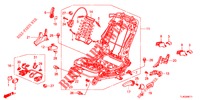VORNE SITZKOMPONENTEN (G.) (HAUTEUR MANUELLE) für Honda ACCORD TOURER DIESEL 2.2 COMFORT 5 Türen 5 gang automatikgetriebe 2013