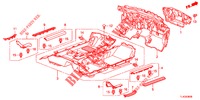 BODENMATTE/ISOLATOR  für Honda ACCORD TOURER DIESEL 2.2 S 5 Türen 6 gang-Schaltgetriebe 2013
