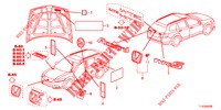 EMBLEME/WARNETIKETTEN  für Honda ACCORD TOURER DIESEL 2.2 S 5 Türen 6 gang-Schaltgetriebe 2013