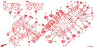 GUMMITUELLE (AVANT) für Honda ACCORD TOURER DIESEL 2.2 S 5 Türen 6 gang-Schaltgetriebe 2013