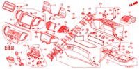 INSTRUMENT, ZIERSTUECK (COTE DE PASSAGER) (LH) für Honda ACCORD TOURER DIESEL 2.2 S 5 Türen 6 gang-Schaltgetriebe 2013