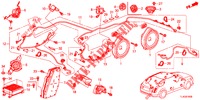 RADIOANTENNE/LAUTSPRECHER (LH) für Honda ACCORD TOURER DIESEL 2.2 S 5 Türen 6 gang-Schaltgetriebe 2013