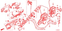 TUERSCHLOESSER, VORNE/AEUSSERER GRIFF  für Honda ACCORD TOURER DIESEL 2.2 S 5 Türen 6 gang-Schaltgetriebe 2013